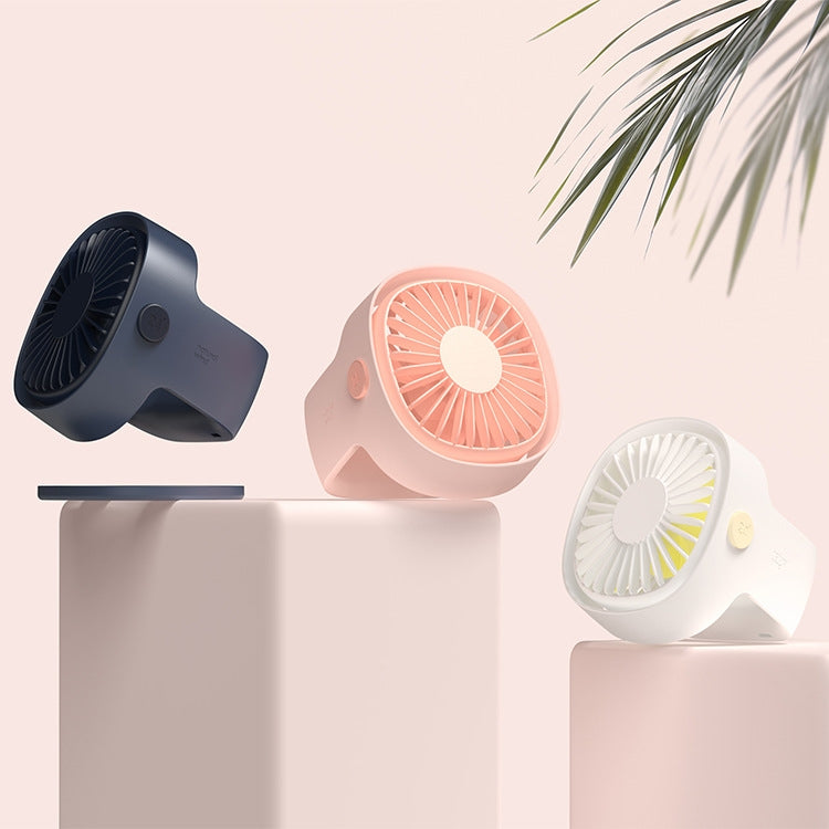Handheld Desktop Outdoor Student Mute USB Mini Fan(Pink) by buy2fix