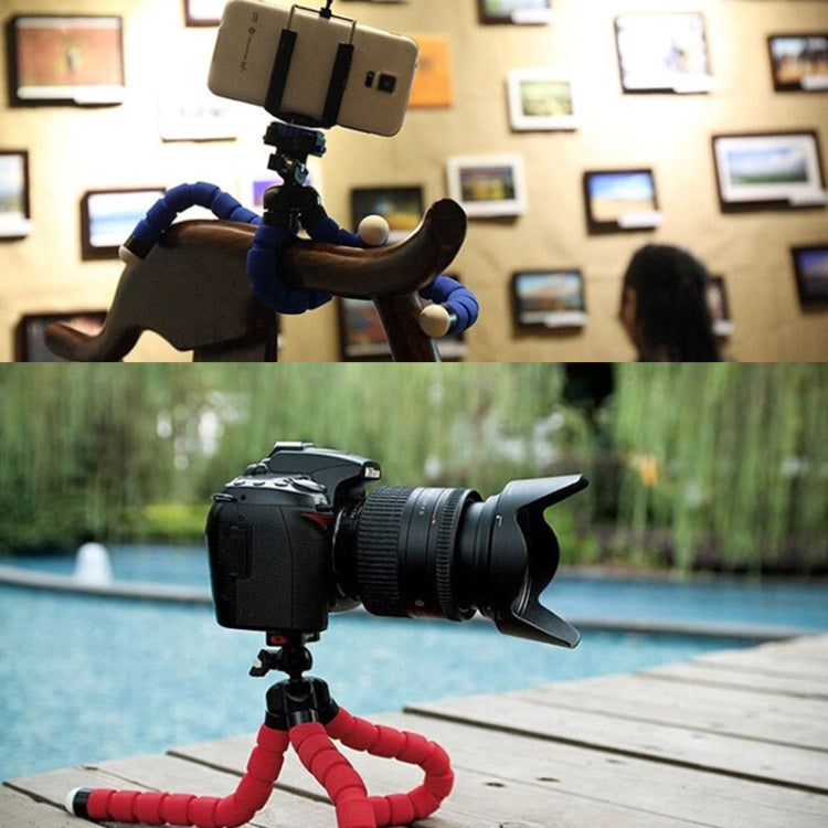 5 PCS Octopus Photography Sponge Mobile Phone Stand Portable Lazy Adjustable Vibrato Live Tripod Stand(Black) by buy2fix