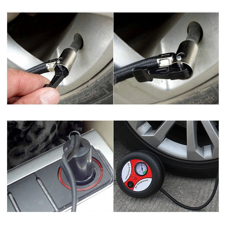 DC12V 12A Car Portable Air Pump Electric Car Tire Pump, Specification: 19-cylinder Large Motor by buy2fix