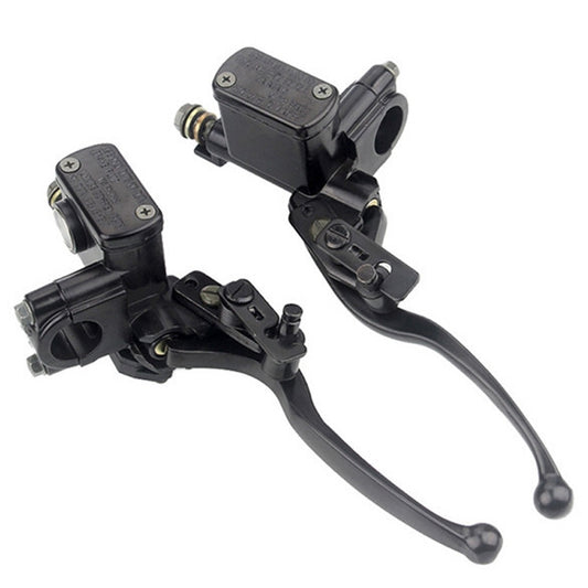 ATV Four-Wheeled Car UTV Kart Front And Rear Brakes Pump Disc Brake Handle Oil Pump Hand Brake With Assist Brake(Right) by buy2fix