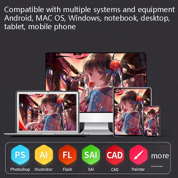 10Moons G12 Digital Board Can Be Connected To Mobile Phone Hand Drawn Board Computer Painting Board Network Class Input Panel by 10Moons