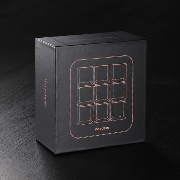 Vaydeer JP1011 9-Keys Mechanical Keyboard Mini Portable Custom Keyboard, Cable Length: 1m by Vaydeer