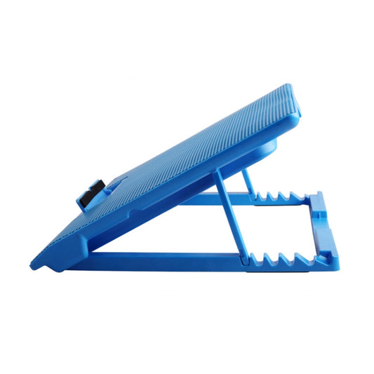 NUOXI M8 Laptop Radiator Multi-Angle Adjustment Six Fan Touch Screen Button Bracket(Blue) by NUOXI