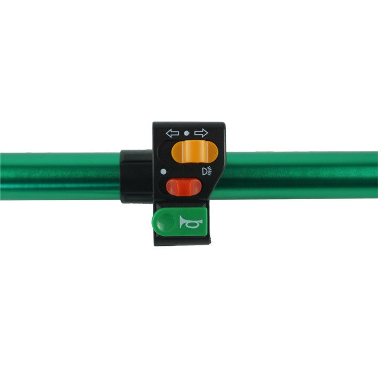 3 PCS Motorcycle Modification Switch Speaker Turn Signal Headlight Switch by buy2fix