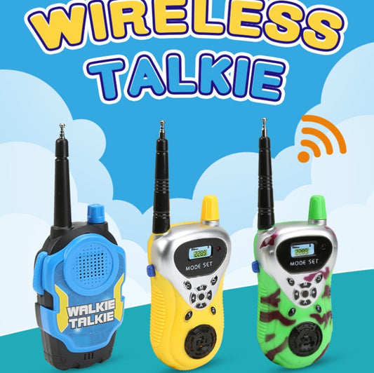 1 Pair Intelligent Wireless Call Walkie-Talkie Remote Dialogue Interactive Children Toys(Yellow) by buy2fix
