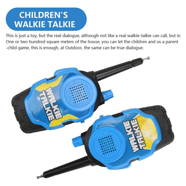1 Pair Intelligent Wireless Call Walkie-Talkie Remote Dialogue Interactive Children Toys(Blue) by buy2fix