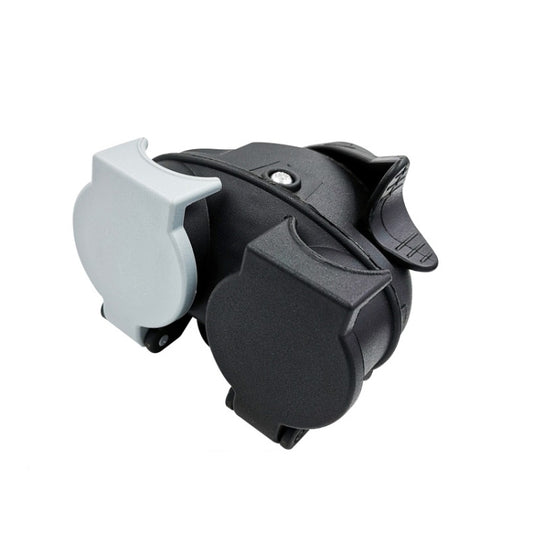 VS170E-D Trailer Plug Socket Adapter 13P Transfer Double 7P Connector EU Plug by buy2fix