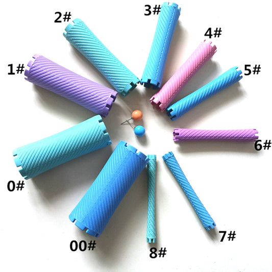 Hair Salon Large Perm Bar Pear Flower Curly Thickened Perm Bar Hairdressing Tools, Random Color Delivery(4 Bar) by buy2fix