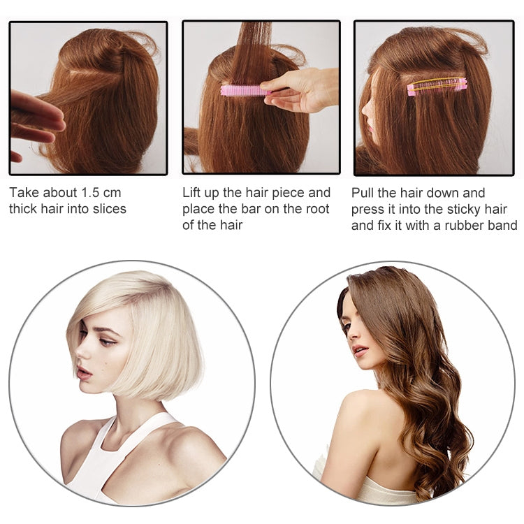 Perm Bar Air Cushion Perm Fluffy Curly Hair Root Bar Hairdressing Self-Adhesive Hair Curl Bar Color Random Delivery(Small) by buy2fix