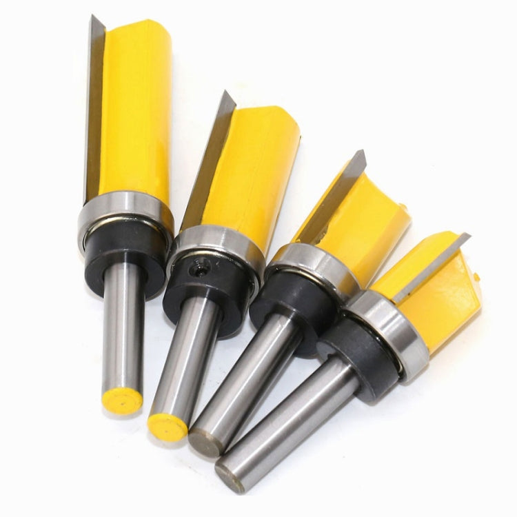 8MM Shank Copy Type Trimming Knife Straight Edge Engraving Machine Milling Cutter, Model: 8x3/4x38mm by buy2fix