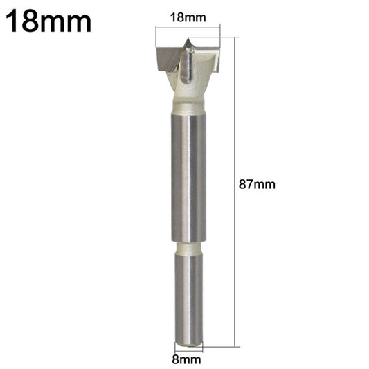 18mm Woodworking Drill Bit Hole Opener Round Lengthened Wooden Door Drill by buy2fix