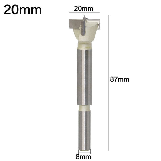 20mm Woodworking Drill Bit Hole Opener Round Lengthened Wooden Door Drill by buy2fix