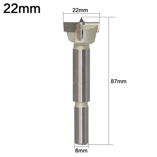 22mm Woodworking Drill Bit Hole Opener Round Lengthened Wooden Door Drill by buy2fix