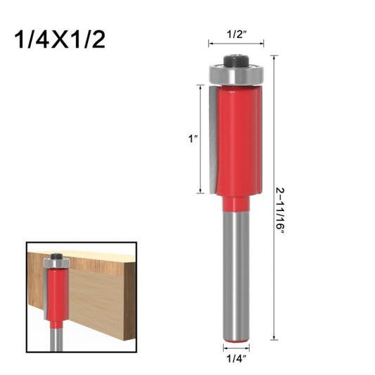 3 PCS Woodworking Engraving Milling Cutter Trimming Machine Alloy Cutter Head, Model: 1/4x1/2mm by buy2fix