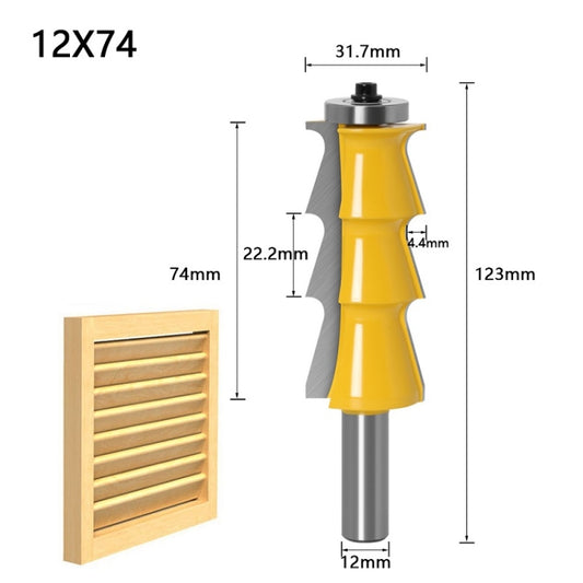 12mm Handle Blind Handrail Line Cutter Woodworking Engraving Milling Cutter by buy2fix