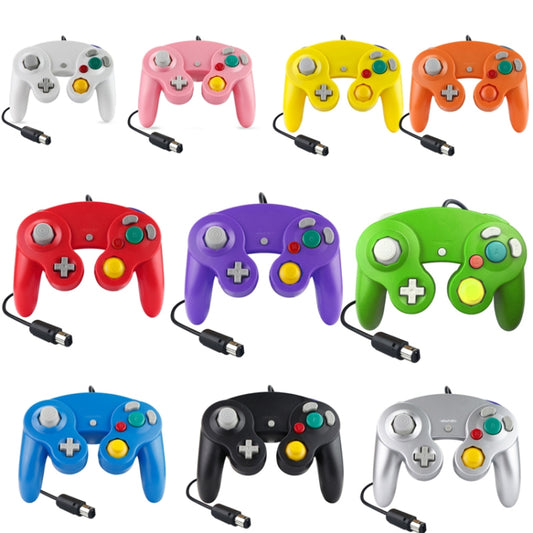 2 PCS Single Point Vibrating Controller Wired Game Controller For Nintendo NGC / Wii, Product color: Yellow by buy2fix