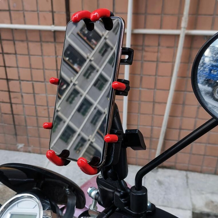 Motorcycle Metal Navigation Mobile Phone Bracket,Style: Thin Tube Fixation (Anti-theft) by buy2fix