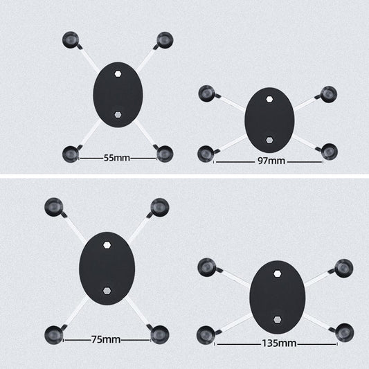 Car Headrest Bracket Motorcycle Rearview Mobile Phone Bracket Style: 4 Claw Small Back Clips by buy2fix
