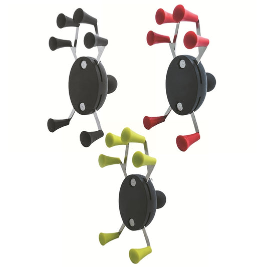 Eagle Claws X-Type Six-Claw Metal Mobile Phone Back Clip Bicycle Motorcycle Mobile Phone Holder(Black) by buy2fix