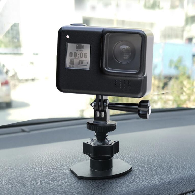 Mini Gimbal Camera Bracket Desktop Mobile Phone Bracket Recorder Car Bracket 1/4 Screw Connector for GoPro by buy2fix