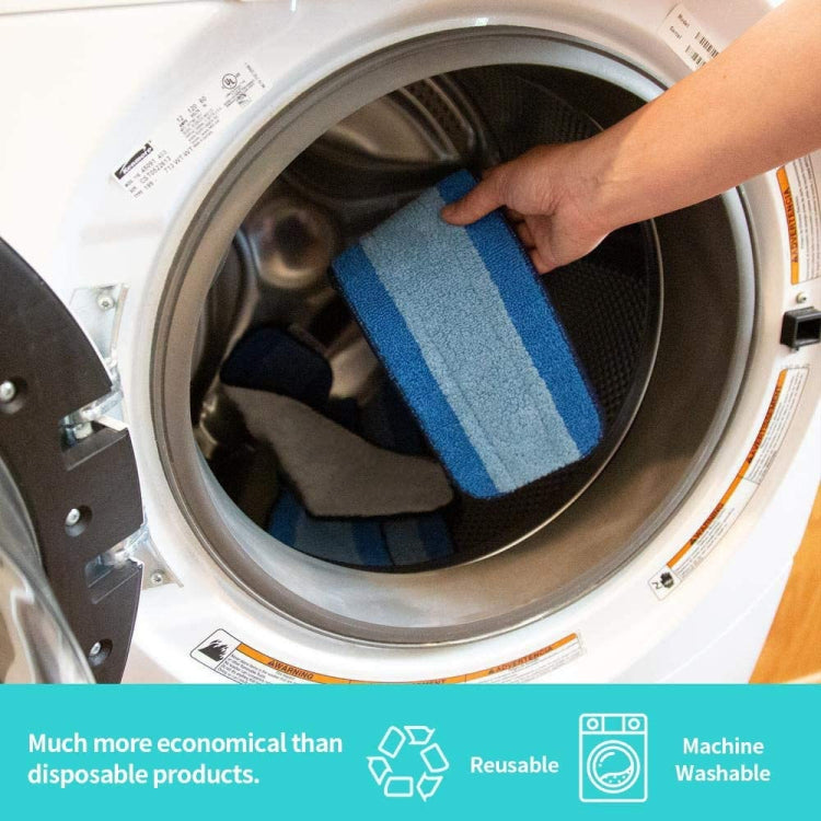 2 PCS Fiber Mop Cleaning Pad Wet And Dry Flat Mop Cloth Suitable For Bona Series by buy2fix