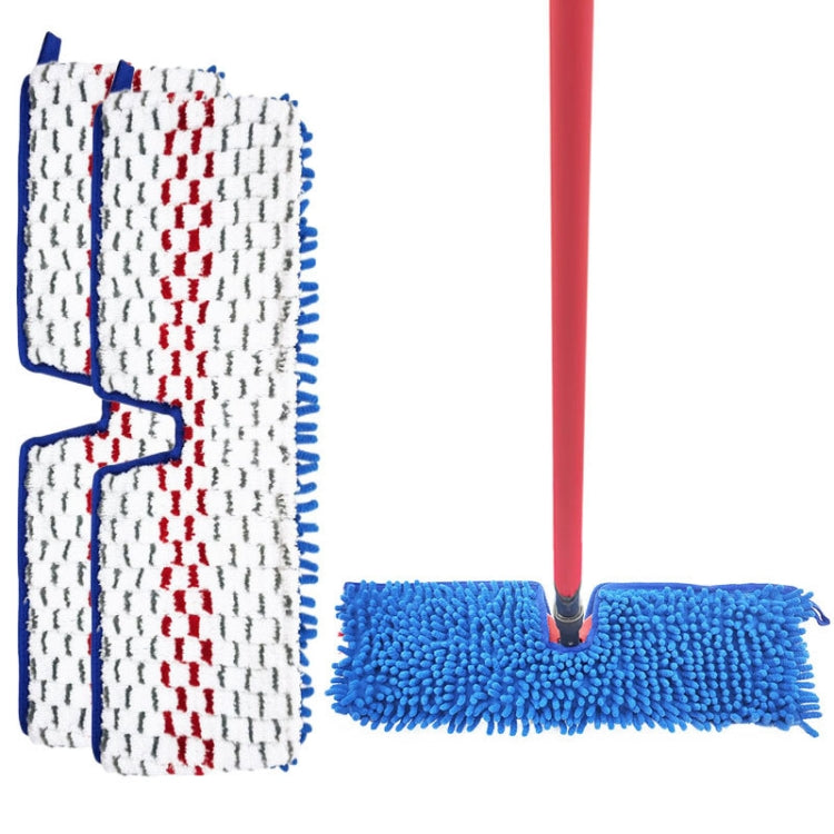 2 PCS Chenille Wet And Dry Flip Mop Replacement Cloth Cover Suitable For O-Cedar by buy2fix