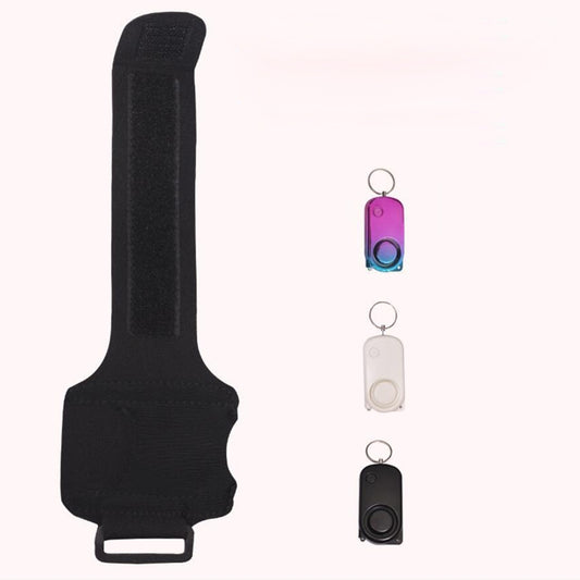 PLAPIE YY-705 120dB Outdoor Sports Runner Personal Alarm(Black+Conventional Wristband) by buy2fix