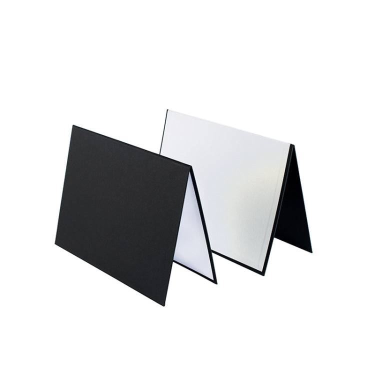 2 PCS Photography Folded Thickening A4 Cardboard Folding Light Diffuser Board(Silver) by buy2fix