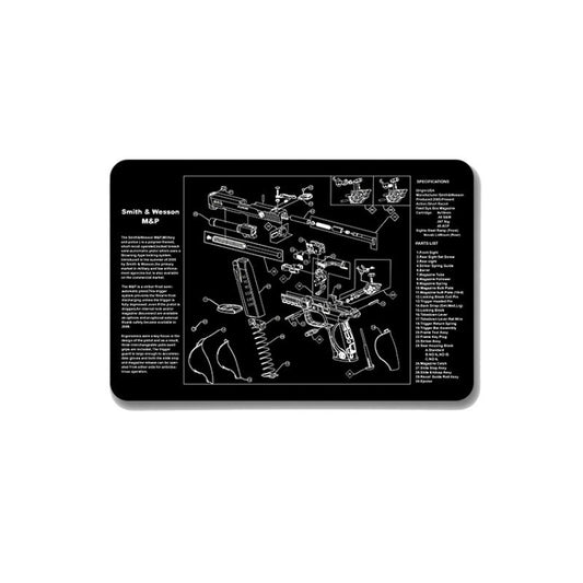 2 PCS Heat Transfer Non-Slip Single-Sided Office Gaming Mouse Pad 2mm(SPS-SmithWessomM&P) by buy2fix