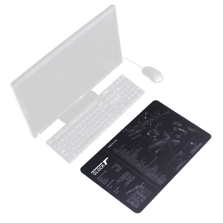 2 PCS Heat Transfer Non-Slip Single-Sided Office Gaming Mouse Pad 2mm(SPS-SigP226) by buy2fix