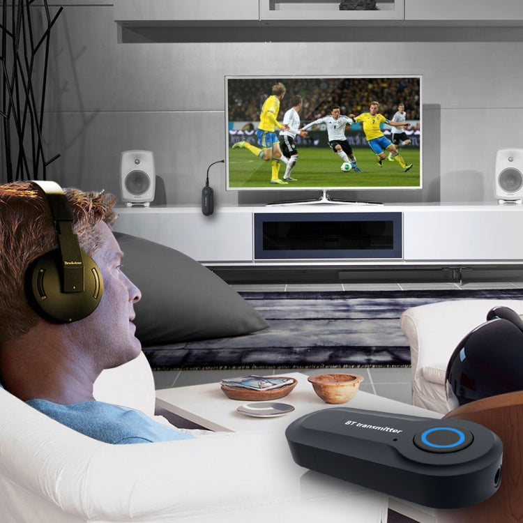 GT09S USB Bluetooth Transmitter 3.5mm Audio Adapter TV Computer Bluetooth Audio Transmitter by buy2fix