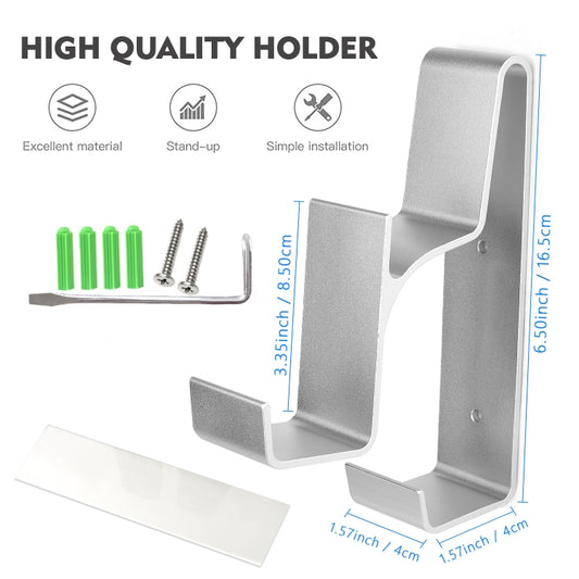 Gamepad & Headphone Three-In-One Wall Mounted Hanger For PS5 / PS4 by buy2fix