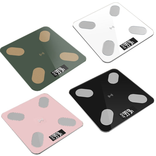 Smart Bluetooth Weight Scale Home Body Fat Measurement Health Scale Solar + Charge Model(Black Silk Screen Film) by buy2fix