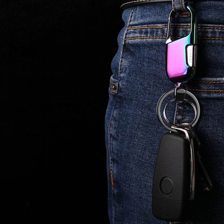 JOBON ZB-176 Car Keychain Men Waist Hanging Key Chain Pendant(Black Ice) by JOBON