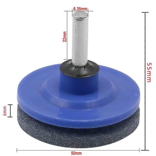 6 PCS Grinding Stone Industrial Electric Sharpener Mower Grinding Tool Wear Resistant Grinding Head, Specification: Plastic Black by buy2fix