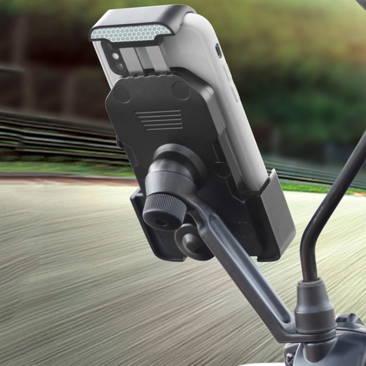 HW-68 Motorcycle Bicycle Navigation Mobile Phone Bracket, Style: U-shaped Handlebar by buy2fix