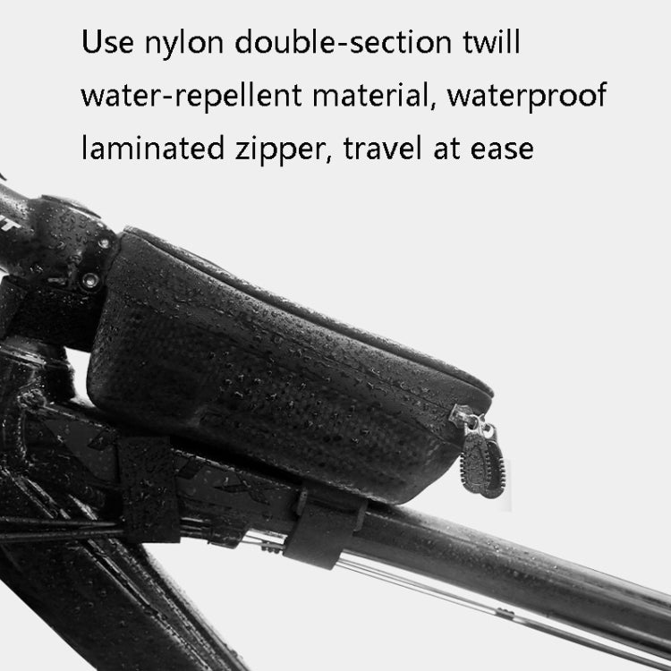 B21 EVA Hard Shell Bicycle Bags Mountain Bike Anti-Piped Water Beam Bags(Black) by buy2fix