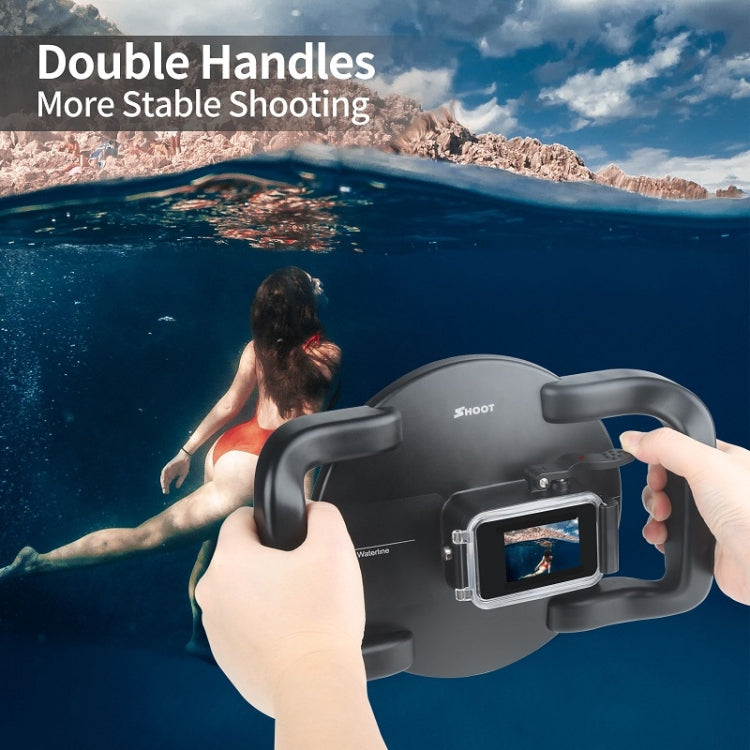 SHOOT XTGP559 Dome Port Underwater Diving Camera Lens Transparent Cover Housing Case For GoPro HERO10 Black / HERO9 Black - DJI & GoPro Accessories by SHOOT | Online Shopping UK | buy2fix