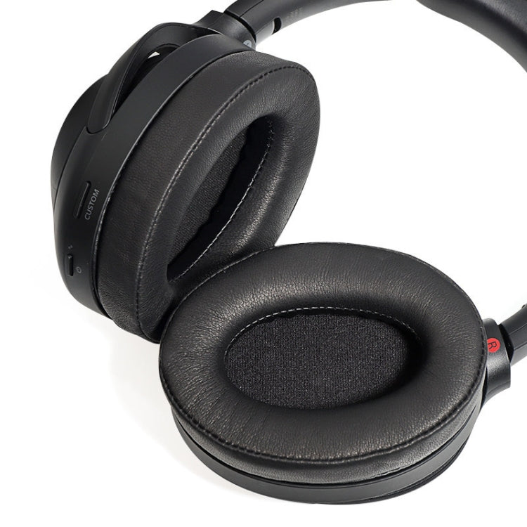 2 PCS Headset Comfortable Sponge Cover For Sony WH-1000xm2/xm3/xm4, Colour: (1000XM4)Black Protein by buy2fix