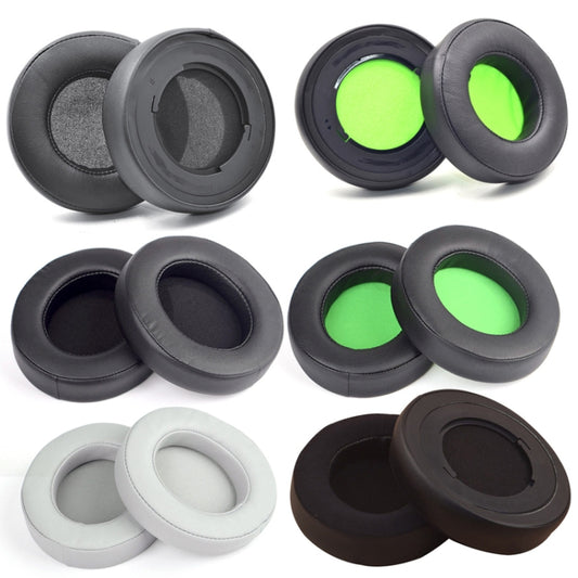 2 PCS Headset Sponge Case For Razer BlackShark V2/V2X/V2SE, Colour: Ellipse(Black Green Net) by buy2fix