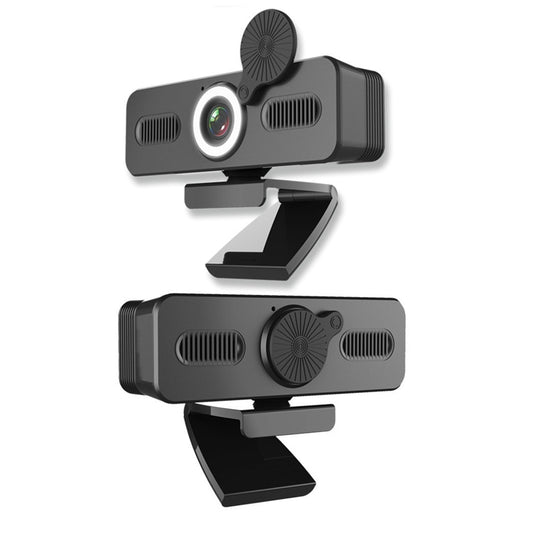 C360 4K Network High-Definition Computer Camera Drive-Free Beautifying Light Camera with Omnidirectional Microphone, Cable Length: 1.8m by buy2fix