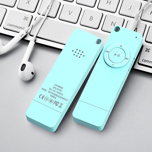 XT02 U Disk Style MP3 Music Player, Memory Capacity: Bluetooth Set(Blue) by buy2fix