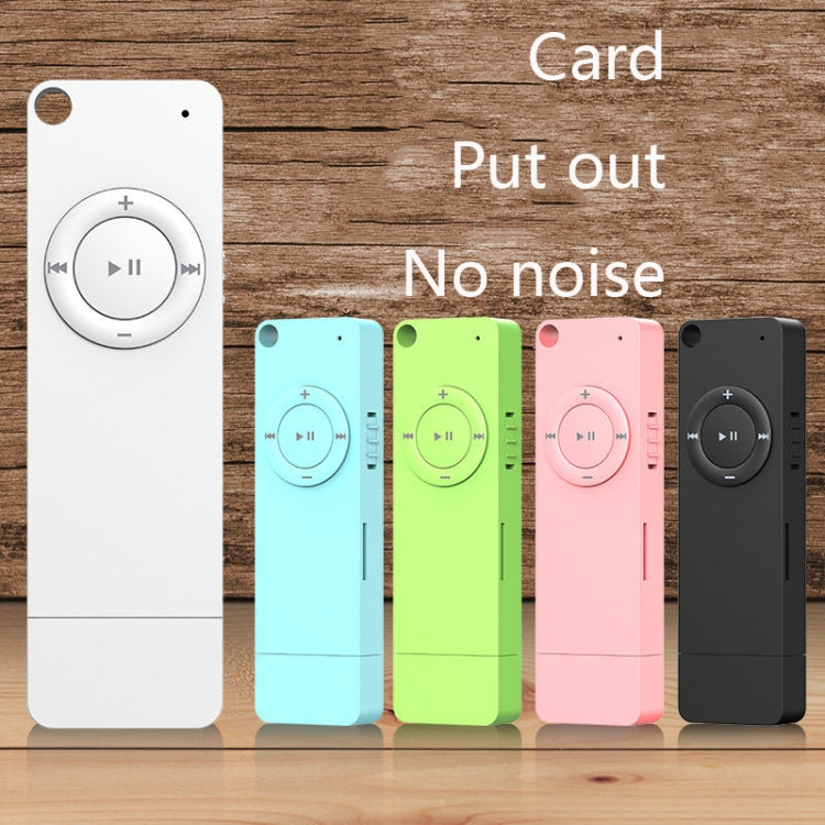 XT02 U Disk Style MP3 Music Player, Memory Capacity: Bluetooth Set(Green) by buy2fix