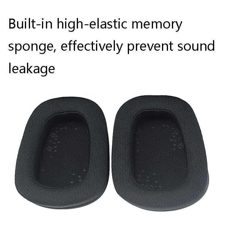 2 PCS D0005 Headphone Sponge Cover Headphone Earmuffs Head For Logitech G633 / G933 / G933S, Colour: Net Cloth by buy2fix
