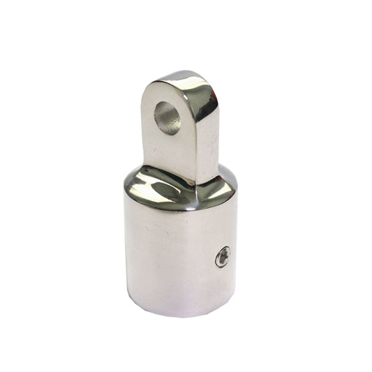 20mm Ordinary Single Top Silk Slip Cap 316 Stainless Steel Yacht RV Awning Accessories by buy2fix
