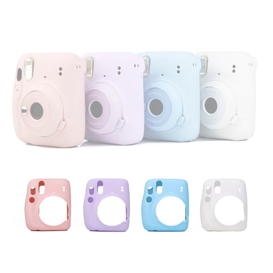 Camera Jelly Color Silicone Protective Cover For Fujifilm Instax mini 11(Purple) by buy2fix