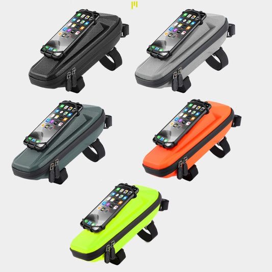 WEST BIKING YP0707263 Bicycle Outdoor Front Beam Bag EVA Hard Shell Phone Bag(Orange) by WEST BIKING