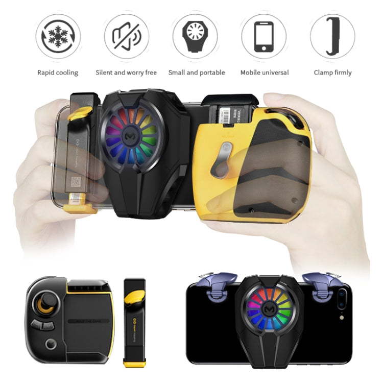 MEMO DL06 Semiconductor Cooling Mobile Phone Radiator with Colorful Lights by buy2fix