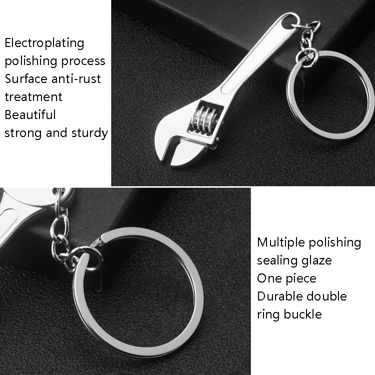 10 PCS Tool Metal Keychain Car Key Ring Pendant, Colour: H-398 Electric Drill by buy2fix