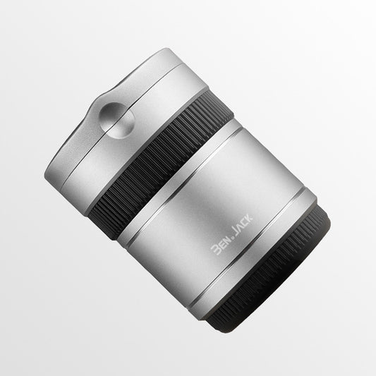 BEN.JACK Ashtray With Cover Personality Multi-Function Universal Car Ashtray(Silver) by BEN.JACK